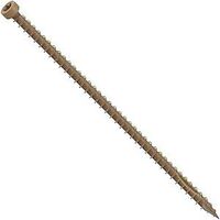 Camo 0372244 Structural Screw, 0.155 in Thread, 6 in L, Truss Head, Star Drive, Sharp Point, PROTECH Ultra 4 Coated, 50