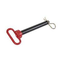Koch 4011423 Hitch Pin with Hair Pin, 5 Hitch, 3/4 in Dia Pin, 6-1/2 in OAL, HCS/Vinyl, Powder-Coated