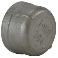 CAP STAINLESS STEEL 1/2IN     