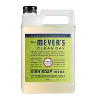 Mrs. Meyer's Clean Day 11181 Dish Soap Refill, 48 fl-oz, Liquid, Lemon Verbena