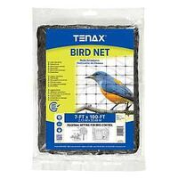 Tenax 2A220063 Protective Netting, 100 ft L, 7 ft W, Square Mesh, 3/4 in Mesh, Polypropylene, Black