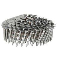 Metabo HPT 12131HPT Roofing Nail, 3D, 1-1/4 in L, Steel, Electro-Galvanized, Full Round Head, Ring Shank