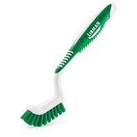 Libman 18 Tile and Grout Brush, 7/8 in L Trim, PET, 3-1/2 in W Brush, 9.88 in OAL, Green/White