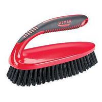 Libman 567 Big Scrub Brush, 1 in L Trim, PET, 3-1/2 in W Brush, 9 in OAL, Red