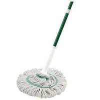 Libman Tornado Series 2030 Mop, 55-1/4 in L, Quick-Connect Mop Connection, Cotton/Synthetic Mop Head, Steel Handle