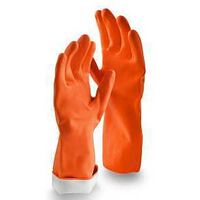 Libman 1324 Premium Reusable Gloves, M, 13 in L, Latex, Orange