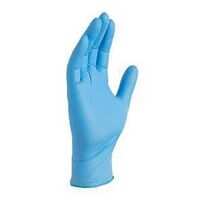 Libman 1328 Disposable Gloves, One-Size, Nitrile, Powder-Free, Blue