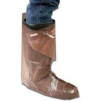 BOOT DISPO PLSTC BROWN 4MIL XL