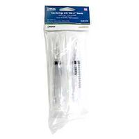 DISPOSABLE SYRINGE W/NDL 12CC 