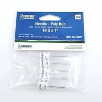 POLY HUB NEEDLE DISPO 16GX1IN 