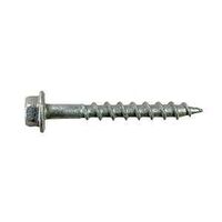 Simpson Strong-Tie Strong-Drive SD SD9112R100 Connector Screw, #9 Thread, 1-1/2 in L, Serrated Thread, Hex Head