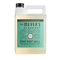 Mrs. Meyer's Clean Day 11182 Dish Soap Refill, 48 fl-oz Bottle, Liquid, Basil, Colorless