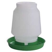 Little Giant 7506LIMEGREEN Poultry Fount, 1 gal Capacity, Plastic, Lime Green, Screw-On Mounting