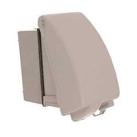 Taymac EXTRA DUTY Series MKG4280SS Receptacle Cover Kit, 6-1/4 in L, 2.15 in W, 1-Gang, Aluminum, Gray, Powder-Coated