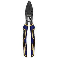 Irwin PowerSlot IWHT84000 Lineman's Plier with Wire Cutter, 9-1/2 in OAL, 12/2 AWG Cutting Capacity, 1 in Jaw Opening
