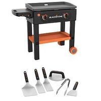 TOY GRIDDLE SET WITH TOOLS    