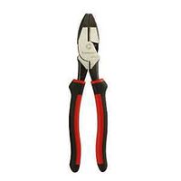 Southwire SCP9 High-Leverage Side Cutting Plier, 9 in OAL, Black/Red Handle, Comfort Grip Handle