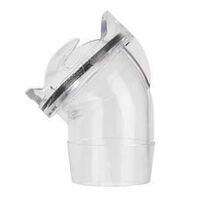 SEWER HOSE ADAPTER CLEAR 45DEG