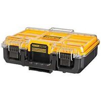 DeWALT ToughSystem 2.0 Series DWST08020 Deep Compact Organizer, 14.45 in L, 10.47 in W, 5.2 in H, 6-Compartment, Yellow