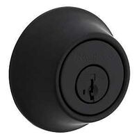 DEADBOLT SNGL CYL SMT MAT BLK 