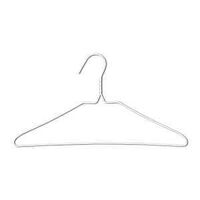 WIRE HANGER VINYL COATED WHITE