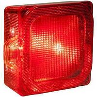 S/T/T & SM LIGHT LED RECT RED 