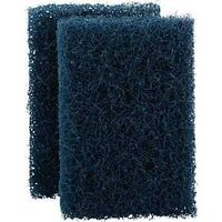 Scotch-Brite 88HD-2-6 Industrial Strength Scouring Pad, Fiber/Mineral/Resin Abrasive, 5 in L, 3-1/2 in W, Dark Blue