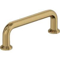 Amerock Factor Series BP37380CZ Cabinet Pull, 3-9/16 in L Handle, 1-3/16 in Projection, Zinc, Champagne Bronze