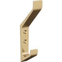 Amerock Emerge Series H37003CZ Decorative Hook, 3/4 in W, Zinc, Champagne Bronze, 25 lb, 2-1/4 in Projection