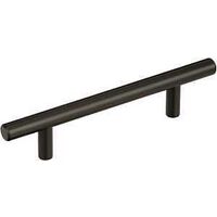 Amerock Bar Pulls Series BP40516BBR Center-to-Center Pull, 6-1/8 in L Handle, 1-3/8 in H Handle, 1-3/8 in Projection