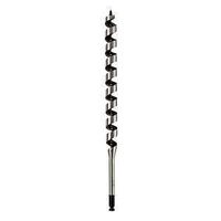 DEWALT DW1688 Auger Drill Bit, 1-1/16 in Dia, 17 in OAL, Hollow Center Flute, 7/16 in Dia Shank, Ball Groove Shank