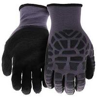 WORK GLOVES W/MIC ARMR GRAY L 