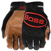 WORK GLOVES HP PIGSKIN LTHR L 