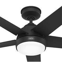 CEILING FAN OUTDR MAT BLK 52IN