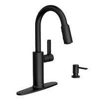 KITCHEN FAUCET HI ARC PD 1H MB