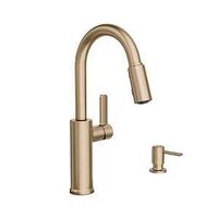 KITCHEN FAUCET HI ARC PD 1H BG