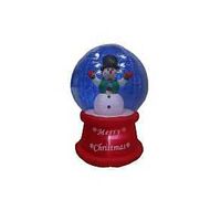 INFLTBL SNOWMAN SNOW GLOBE 5FT