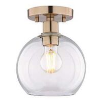 CEIL LIGHT 1LT FLUSH MT SG 7IN