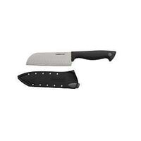 SANTOKU KNIFE SS BLACK/GRY 5IN