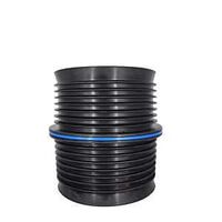 Fernco IC66P Internal Push-Fit Coupling, 6 in, ABS/EPDM Rubber, 4.3 psi Pressure