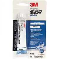 MARINE ADHESIVE SLNT WHITE 1OZ