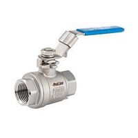 BALL VALVE LOCK HNDL SS 1/2FIP