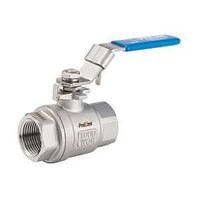 BALL VALVE LOCK HNDL SS 3/4FIP