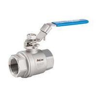 BALL VALVE W/LOCK HNDL SS 1FIP