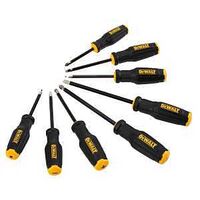 SCREWDRIVER SET MAG TIP BLACK 