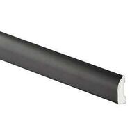 MOULDING STOP POLY BLACK 7FT  