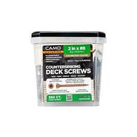 DECK SCREW CNTSNK TAN NO8X2IN 