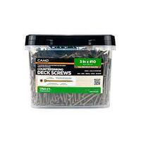 DECK SCREW CNTSNK TAN NO10X3IN