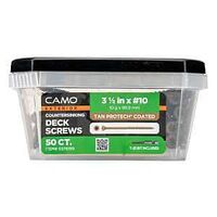 DECK SCREW CS TAN NO10X3-1/2IN