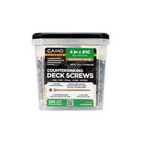 DECK SCREW CNTSNK TAN NO10X4IN